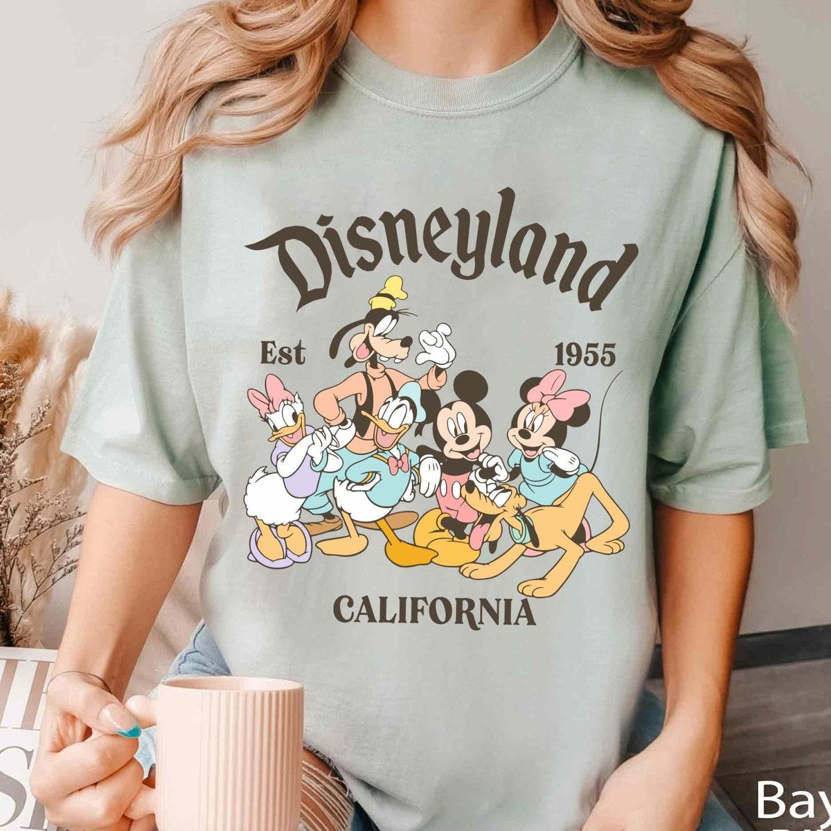 Mickey Friends Disneyland Est 1955 California Shirt 4