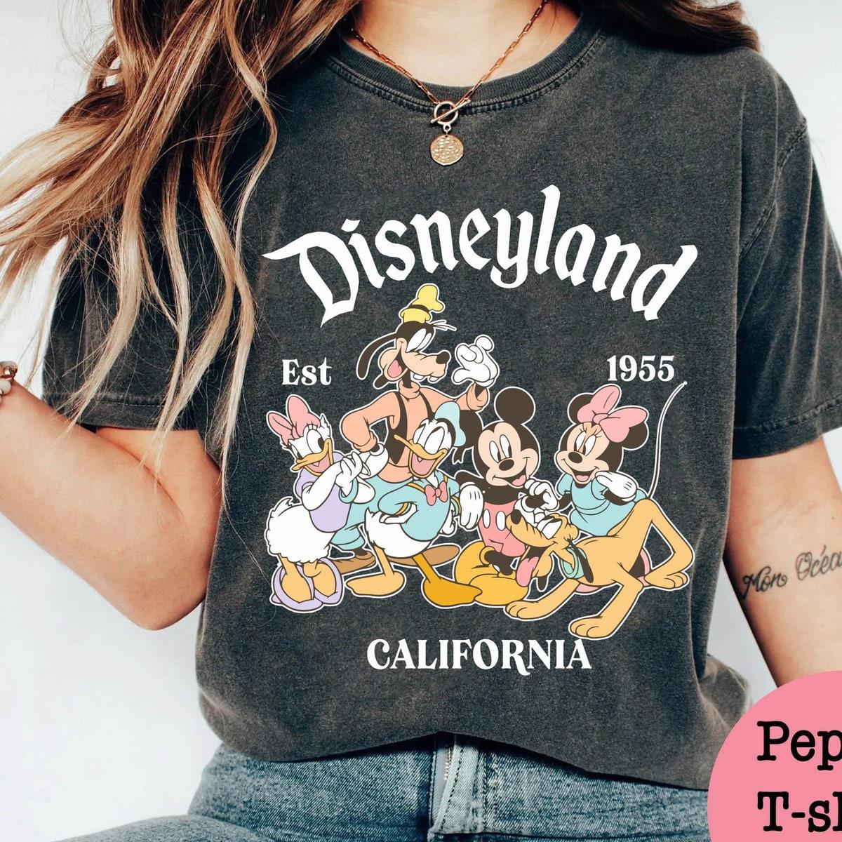 Mickey Friends Disneyland Est 1955 California Shirt 6