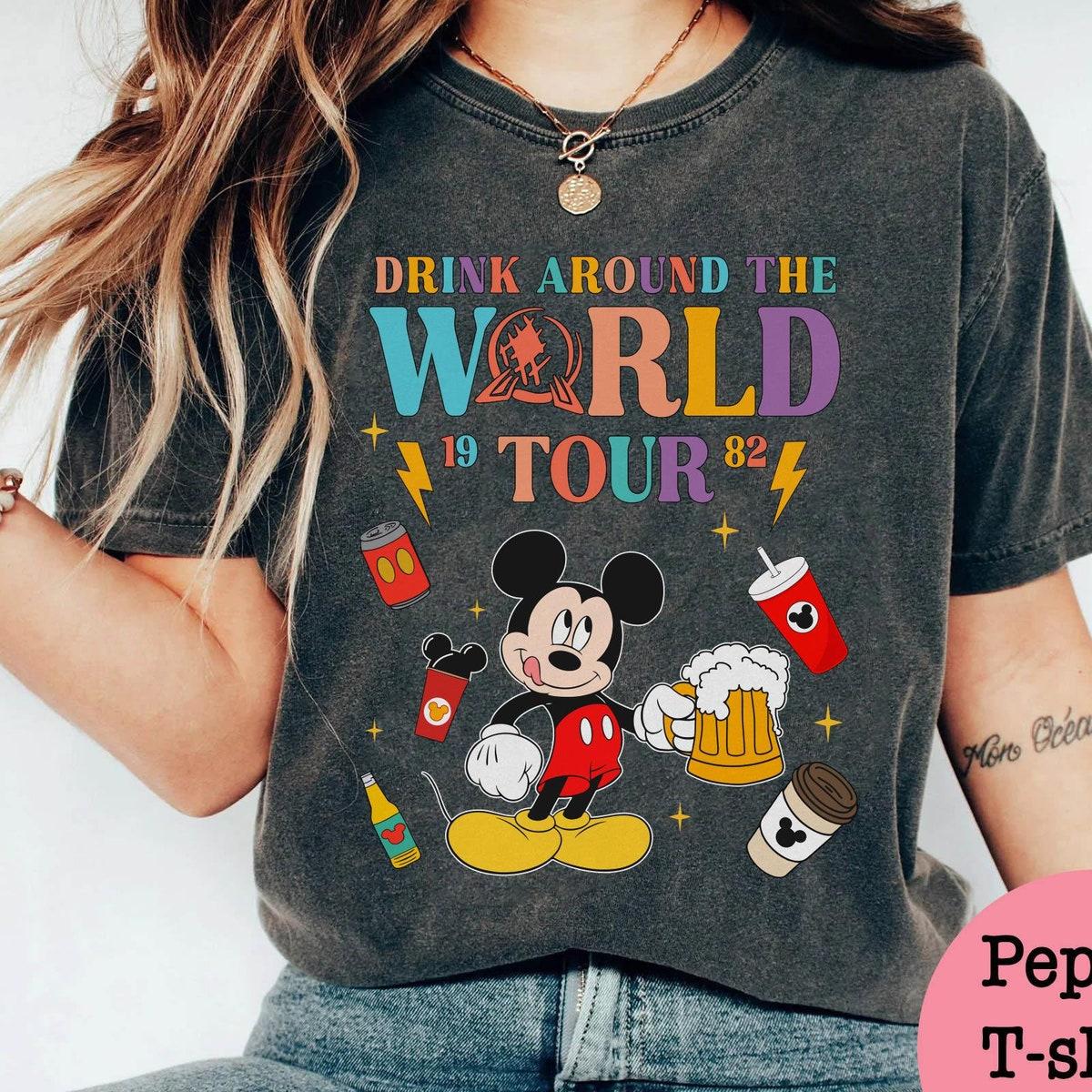 Mickey Mouse Drink Around The World Shirt 3