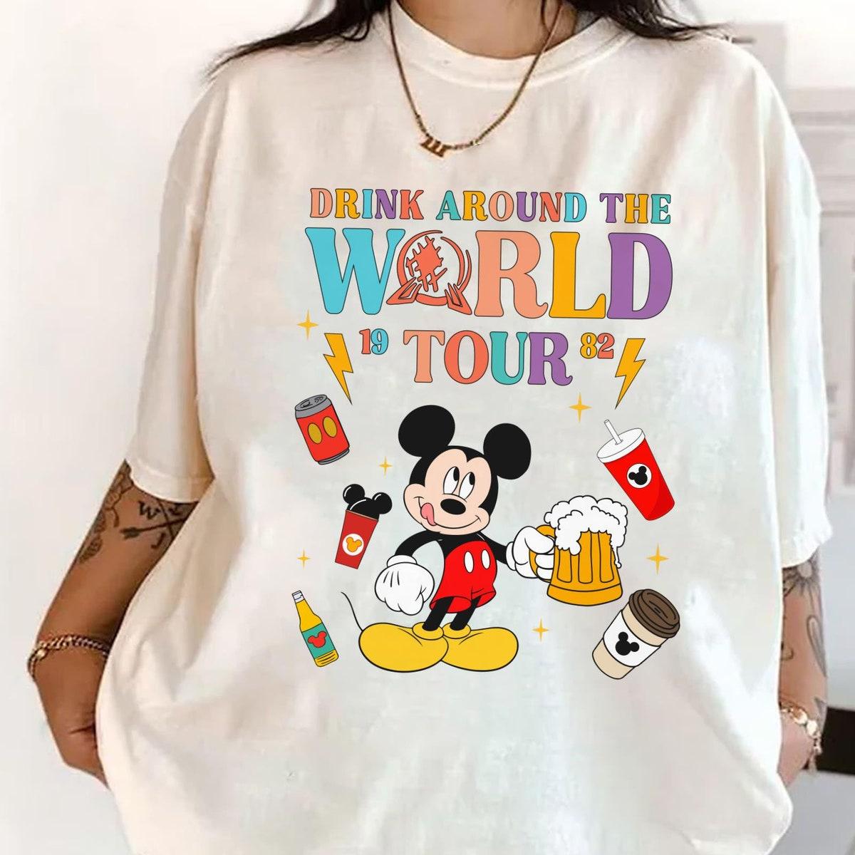 Mickey Mouse Drink Around The World Shirt 4