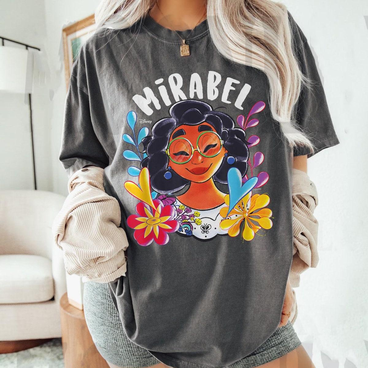 Mirabel Madrigal Portrait Floral Watercolor Shirt 1