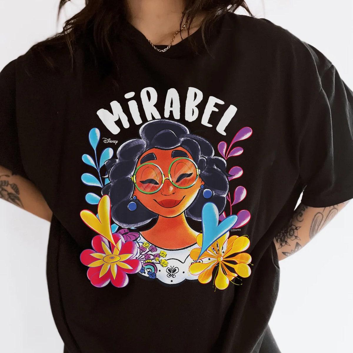 Mirabel Madrigal Portrait Floral Watercolor Shirt 2