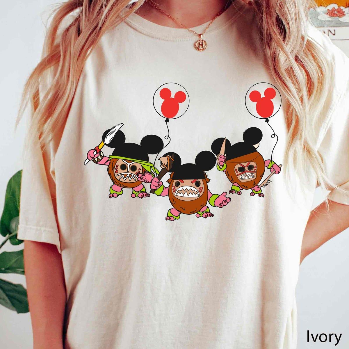 Moana Kakamora Wear Mickey Ears With Balloon Vacay Mode Shirt 1