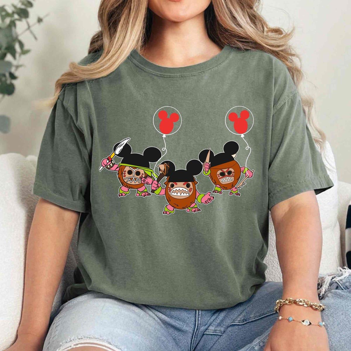 Moana Kakamora Wear Mickey Ears With Balloon Vacay Mode Shirt 6