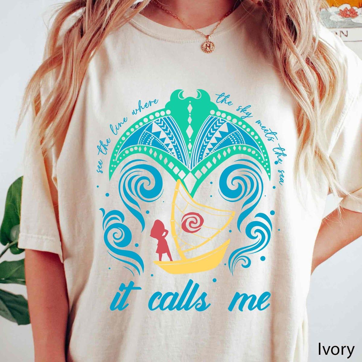 Moana See The Line Where The Sky Meets The Sea It Calls Me Shirt 3