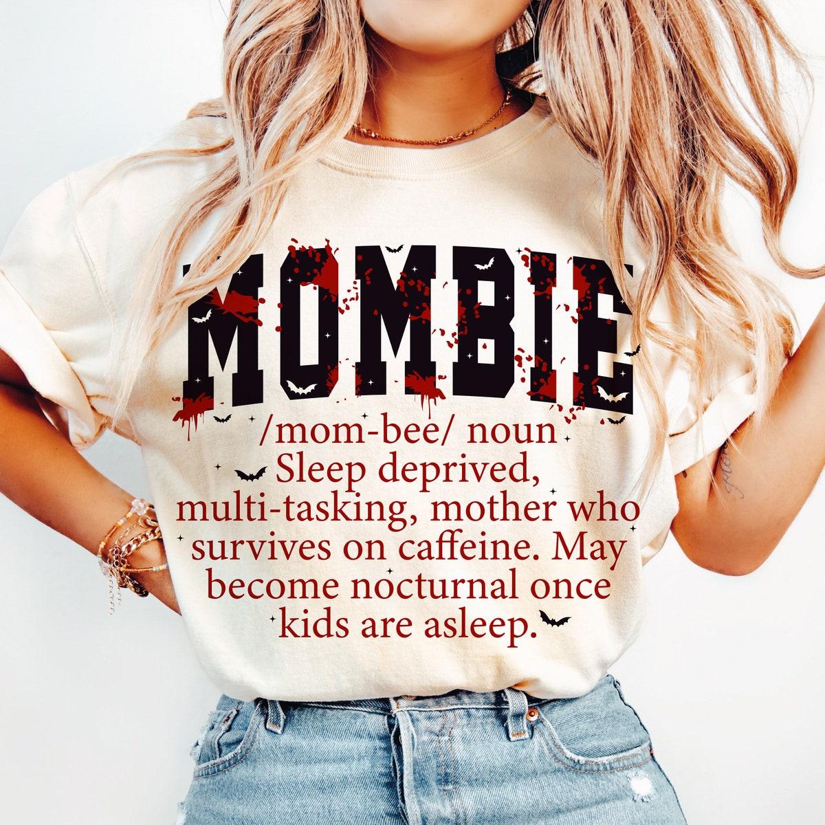 Mombie Mom Halloween Monster Spooky Mama Shirt 2