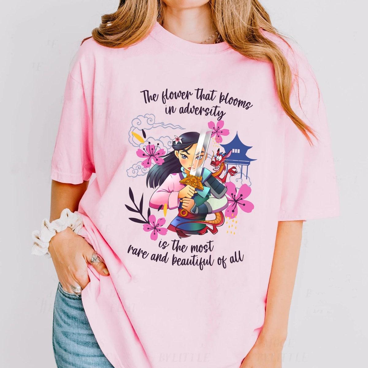 Mulan Mushu The Flower That Blooms In Adversity Shirt 1