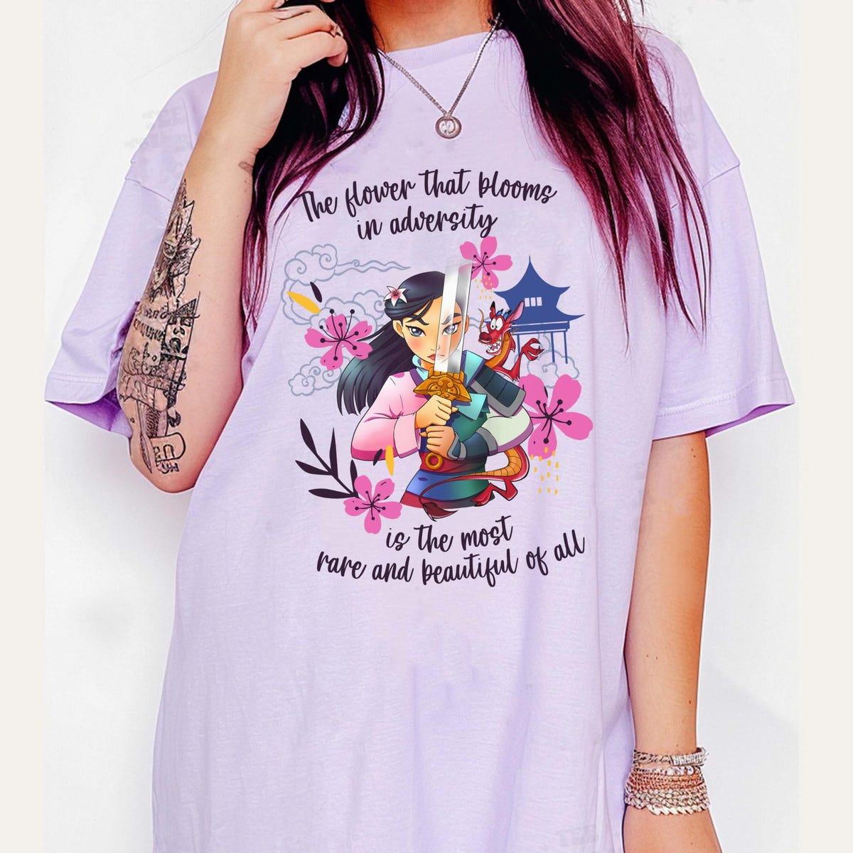 Mulan Mushu The Flower That Blooms In Adversity Shirt 3