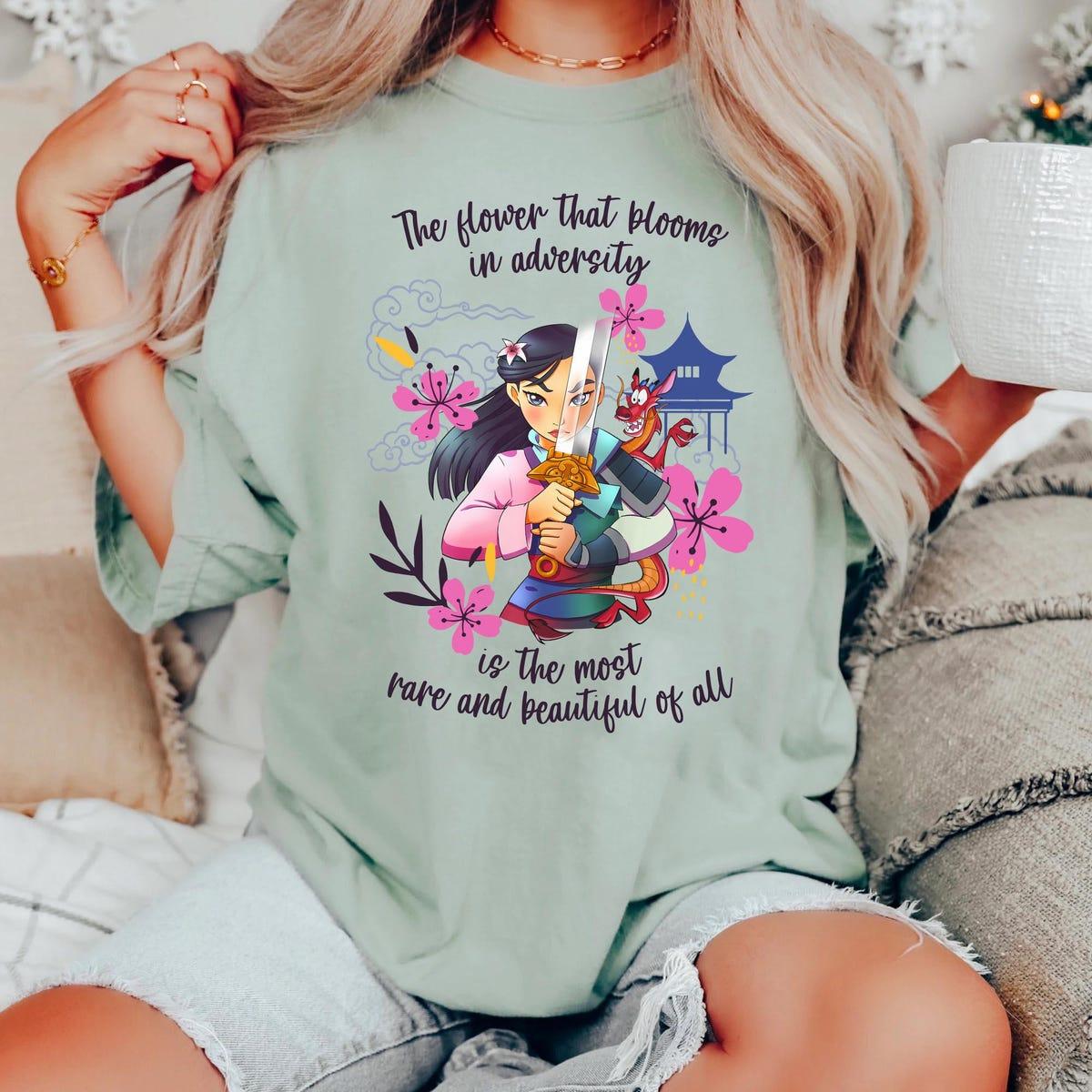 Mulan Mushu The Flower That Blooms In Adversity Shirt 4