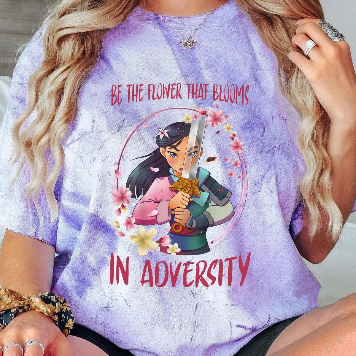 Mulan Warrior Princess Be The Flower That Blooms In Adversity Blast Shirt 6