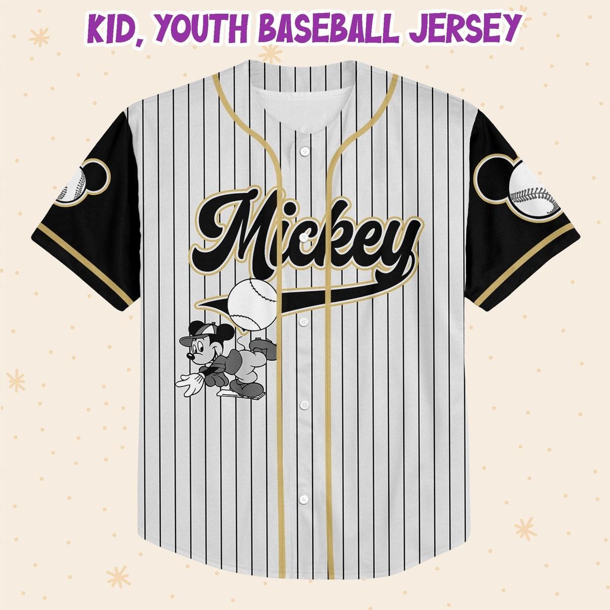 Personalize Disney Mickey Baseball Jersey 2