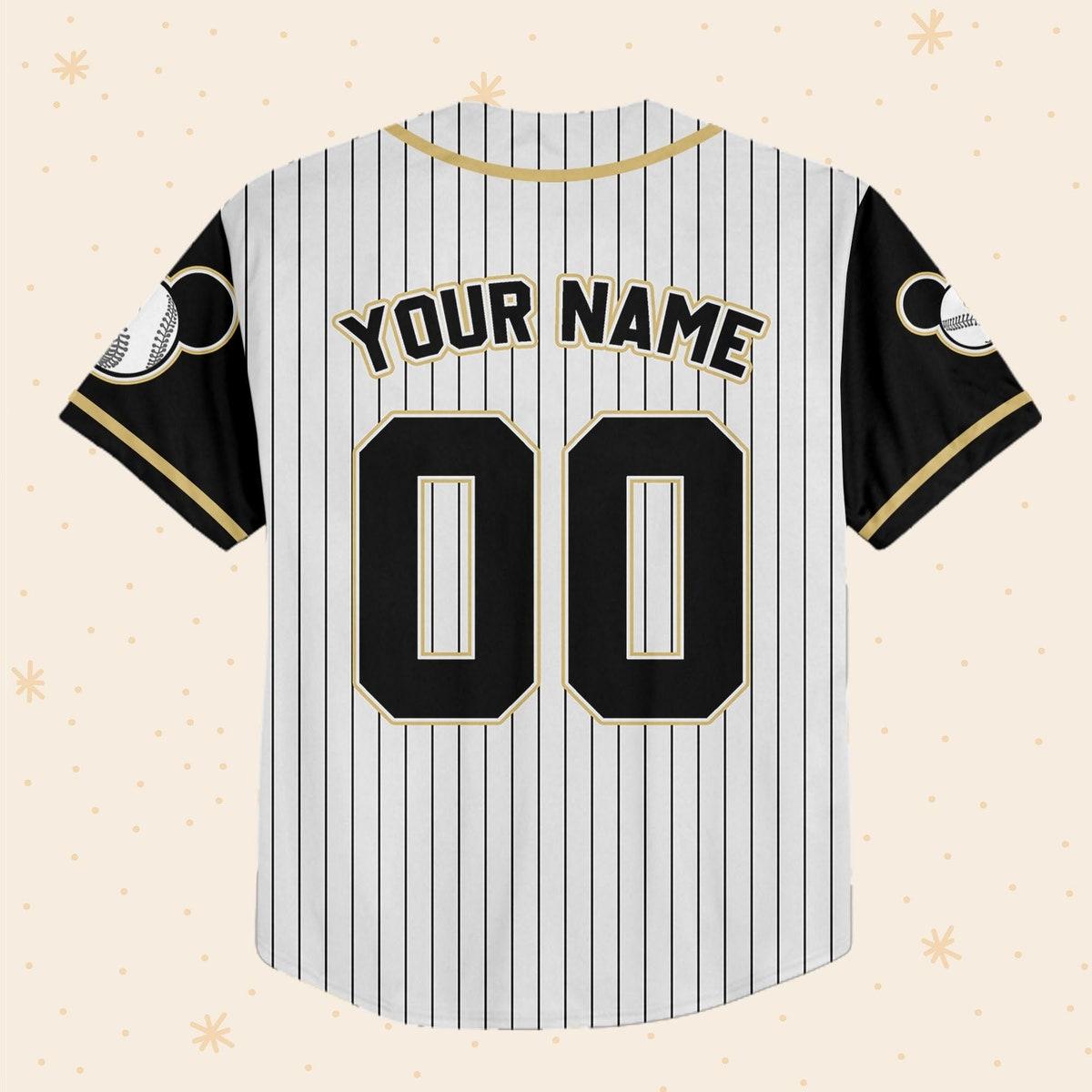 Personalize Disney Mickey Baseball Jersey 3