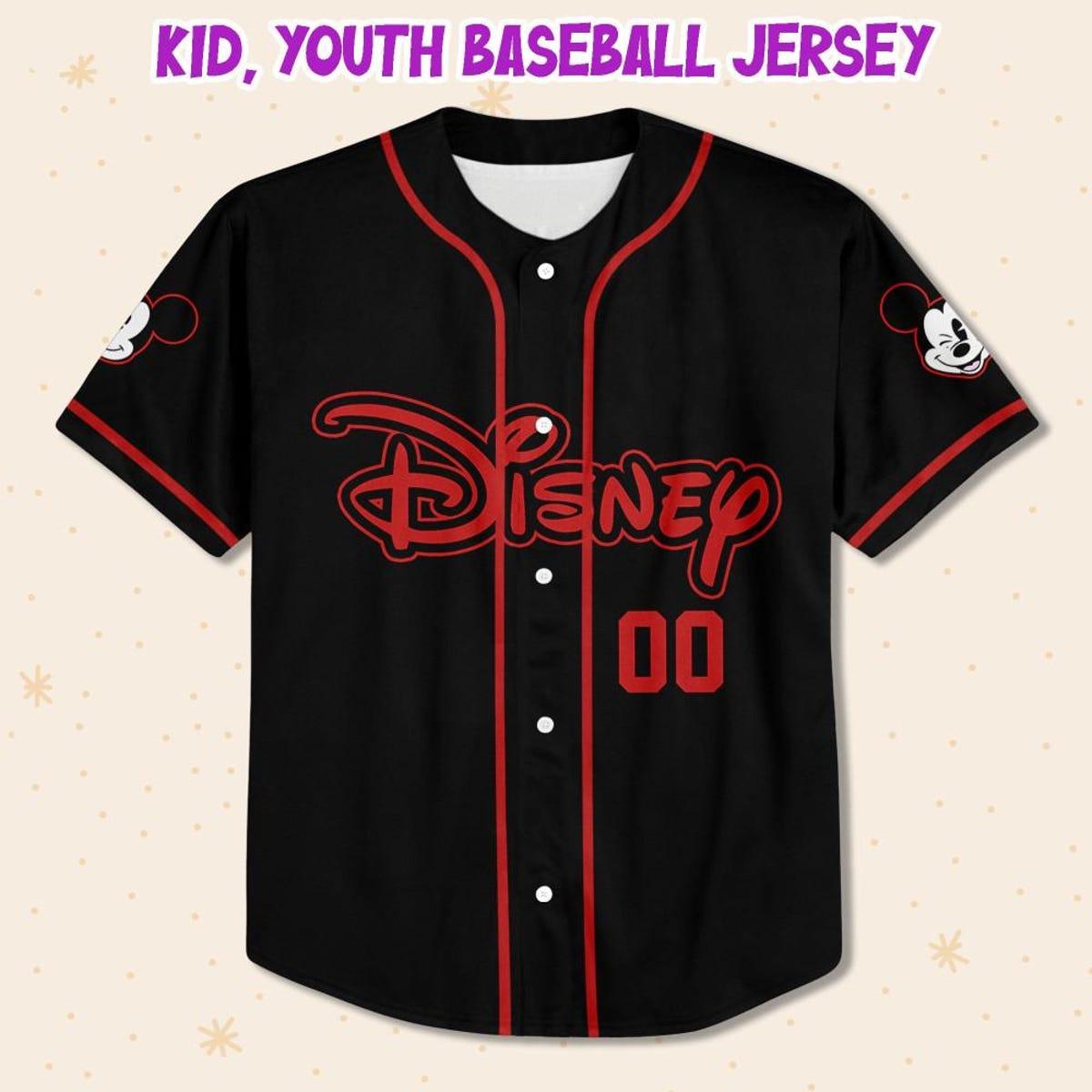 Personalize Disney Simple Awesome Baseball Jersey 2