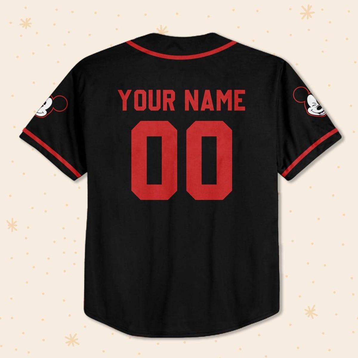 Personalize Disney Simple Awesome Baseball Jersey 3