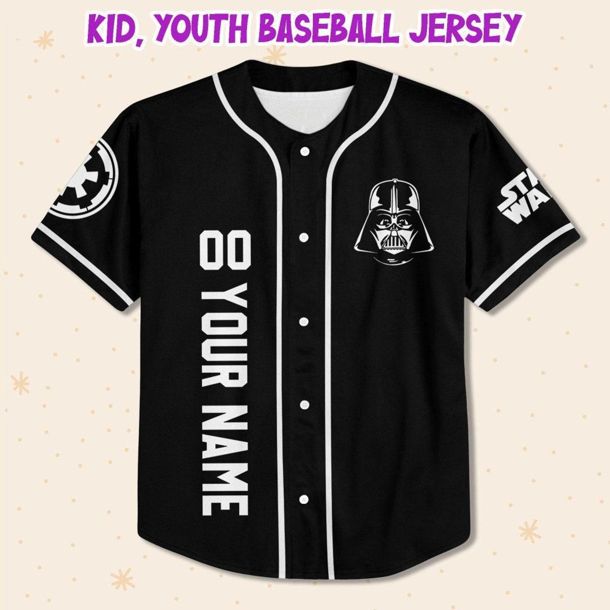 Personalize Disney Star Wars Darth Vader I Am Your Father Baseball Jersey 2