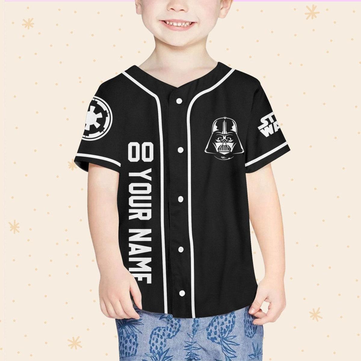 Personalize Disney Star Wars Darth Vader I Am Your Father Baseball Jersey 4