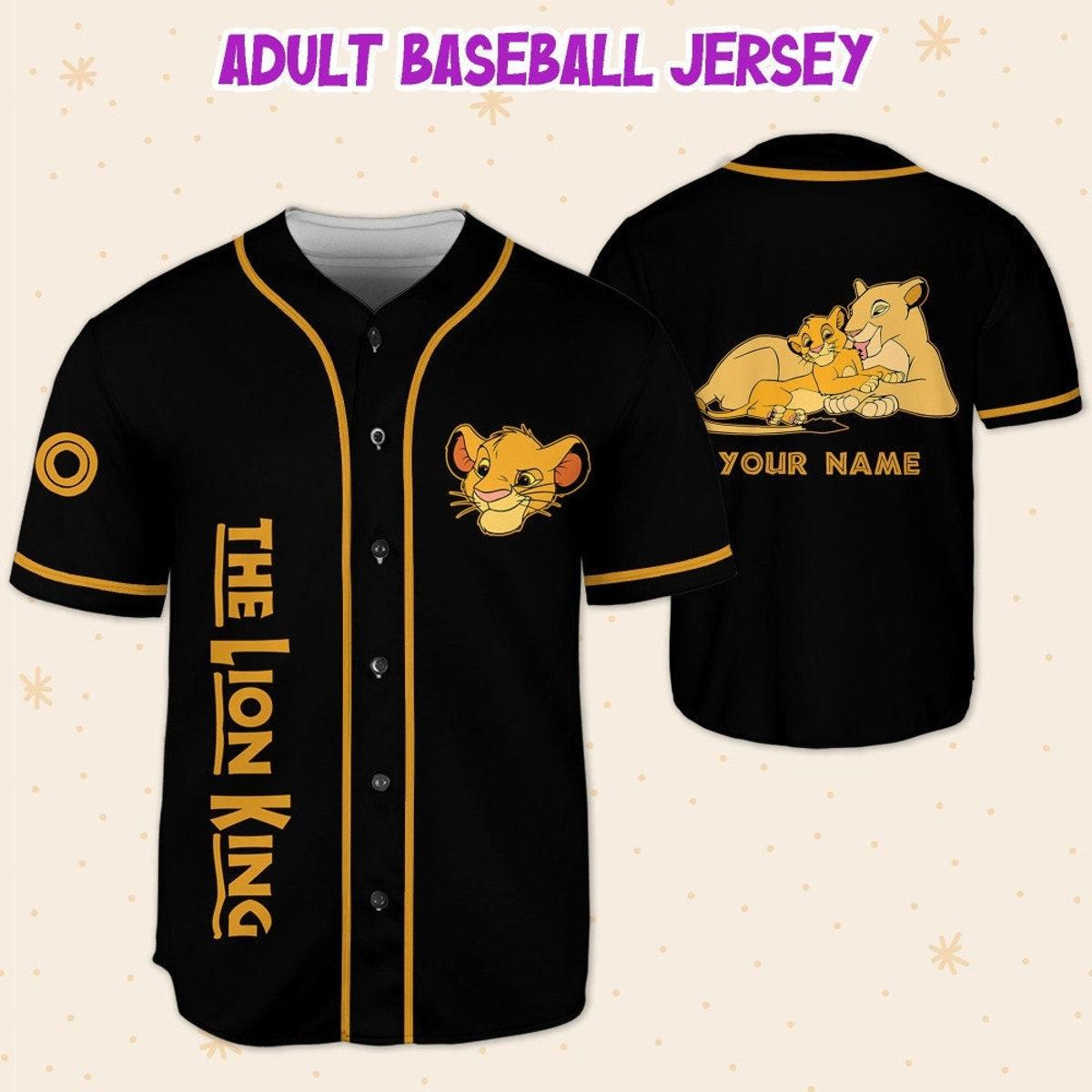 Personalize Disney The Lion King Sarabi And Simba Baseball Jersey 5