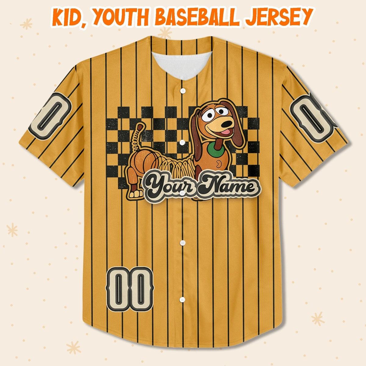 Personalize Disney Toy Story Disney Slinky Custom Baseball Jersey 2