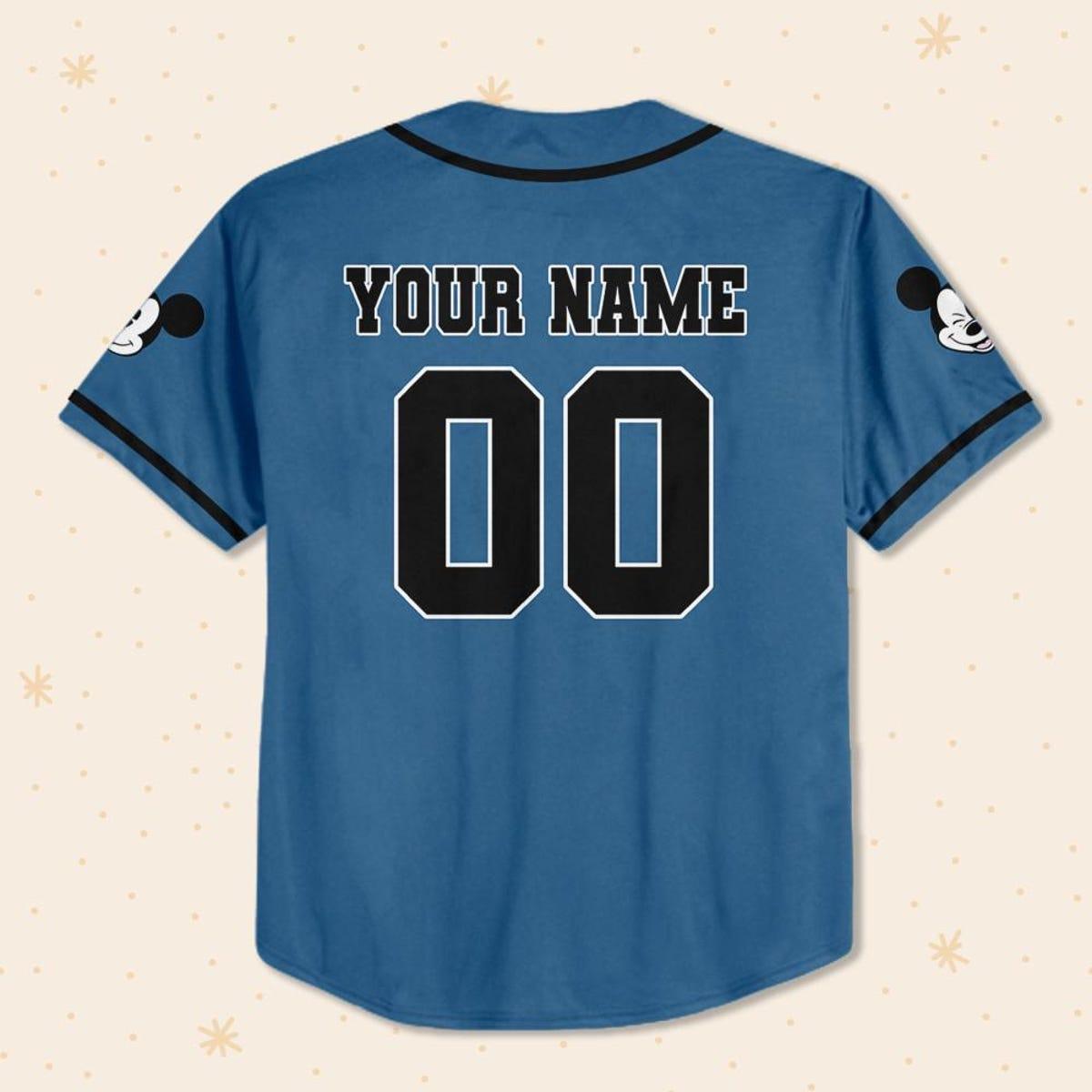 Personalize Disney Walt World Baseball Jersey 3