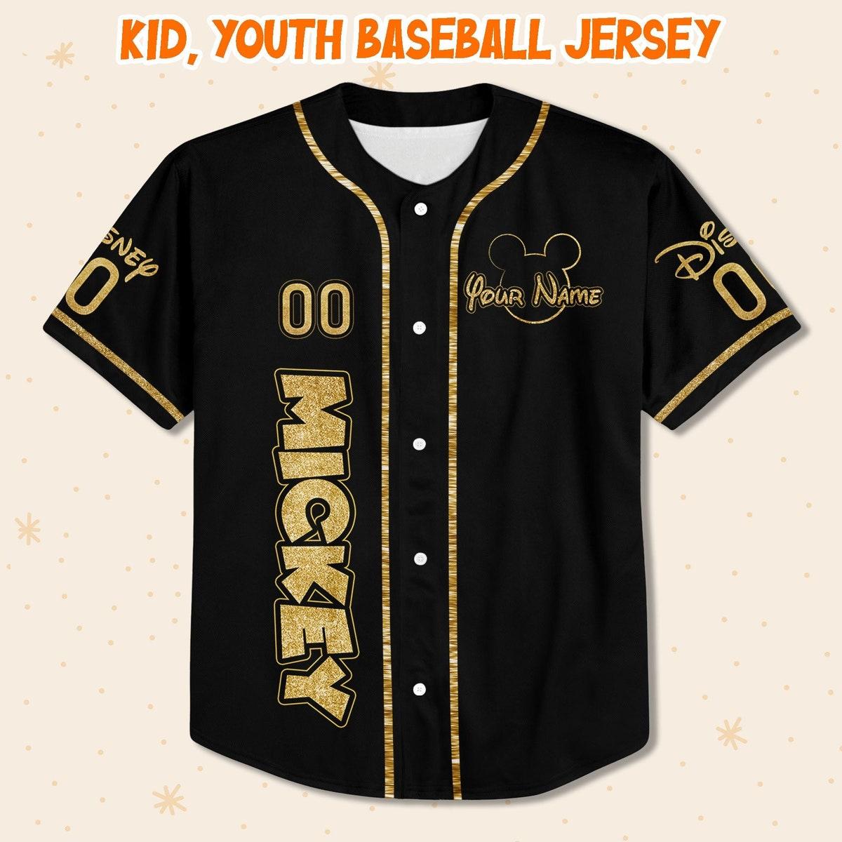 Personalize Disneyland Birthday Baseball Jersey 2