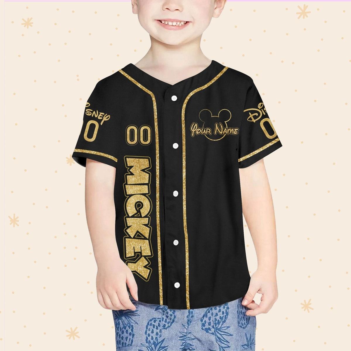 Personalize Disneyland Birthday Baseball Jersey 4