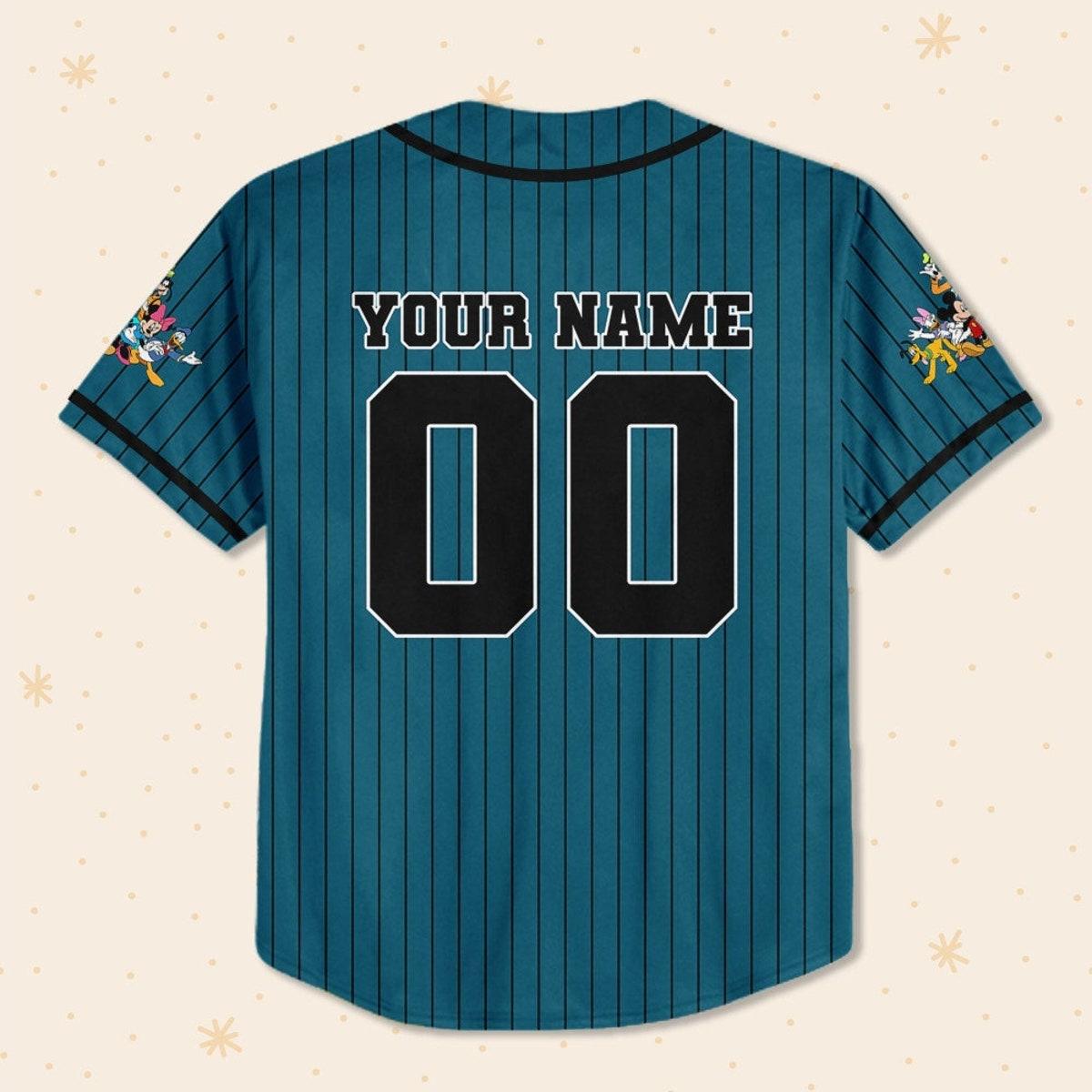 Personalize Disneyland The Original Characters Custom Disney Baseball Jersey 3