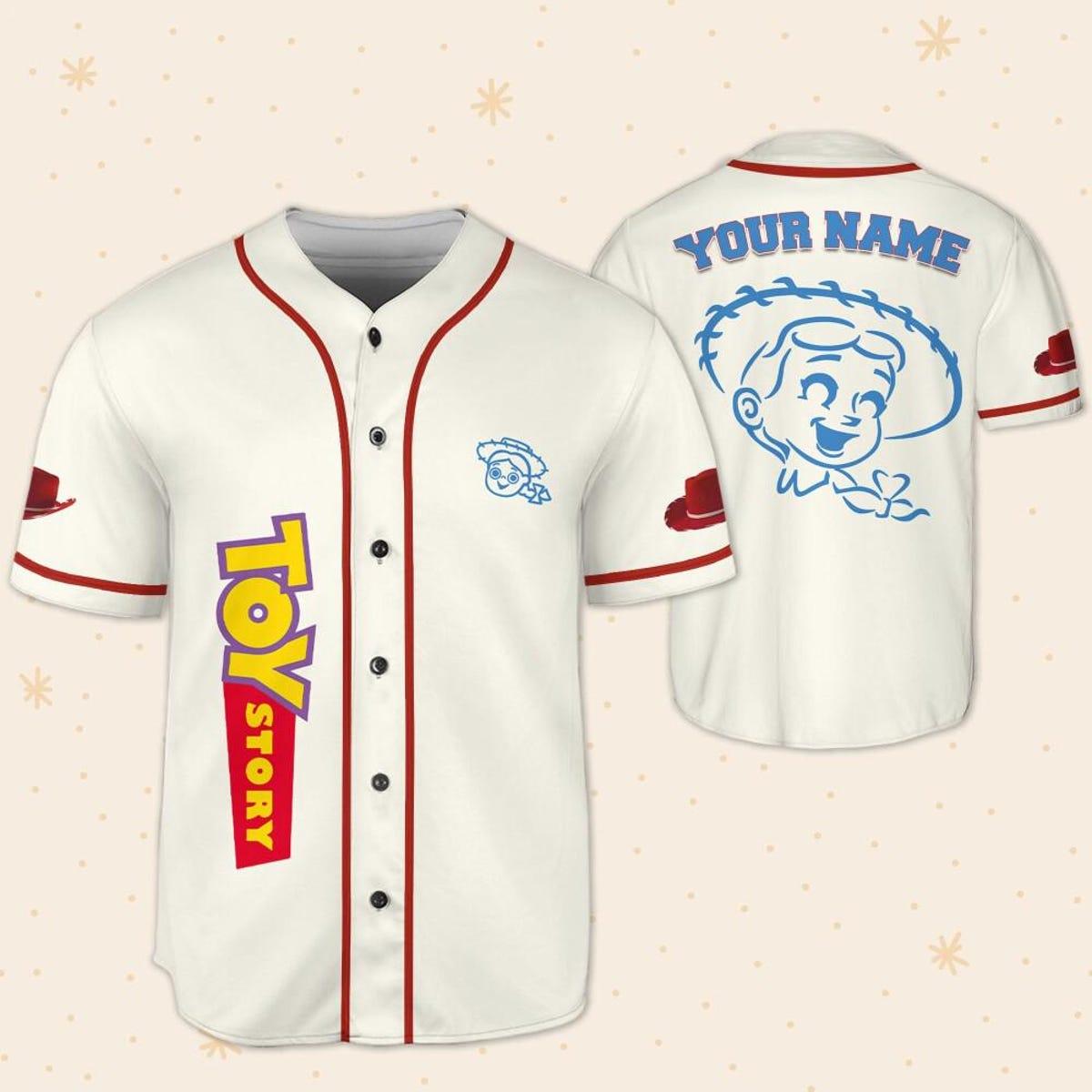 Personalize Jessie Toy Story Baseball Jersey 5