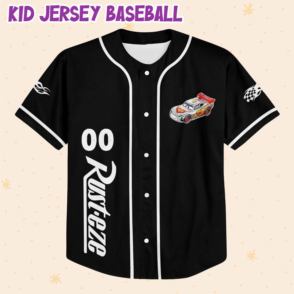 Personalize Light Mcqueen Speed Custom Baseball Jersey 2