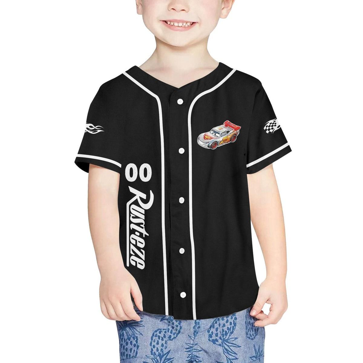 Personalize Light Mcqueen Speed Custom Baseball Jersey 4