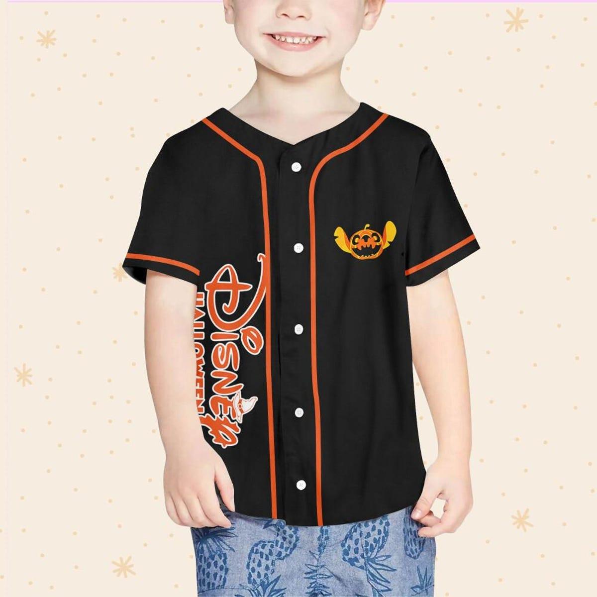 Personalize Mickey Mouse And Friends Halloween Baseball Jersey 4