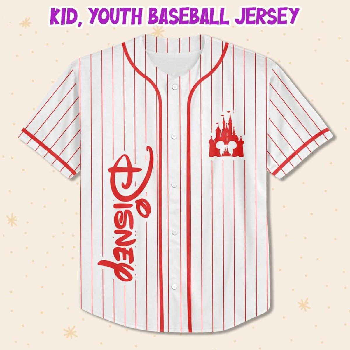 Personalize Mickey Mouse Halloween Magic Kingdom Baseball Jersey 2