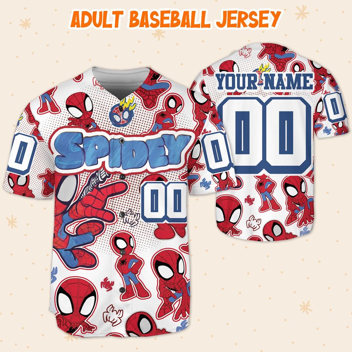 Personalize Peter Spidey And His Amazing Friend Baseball Jersey 5