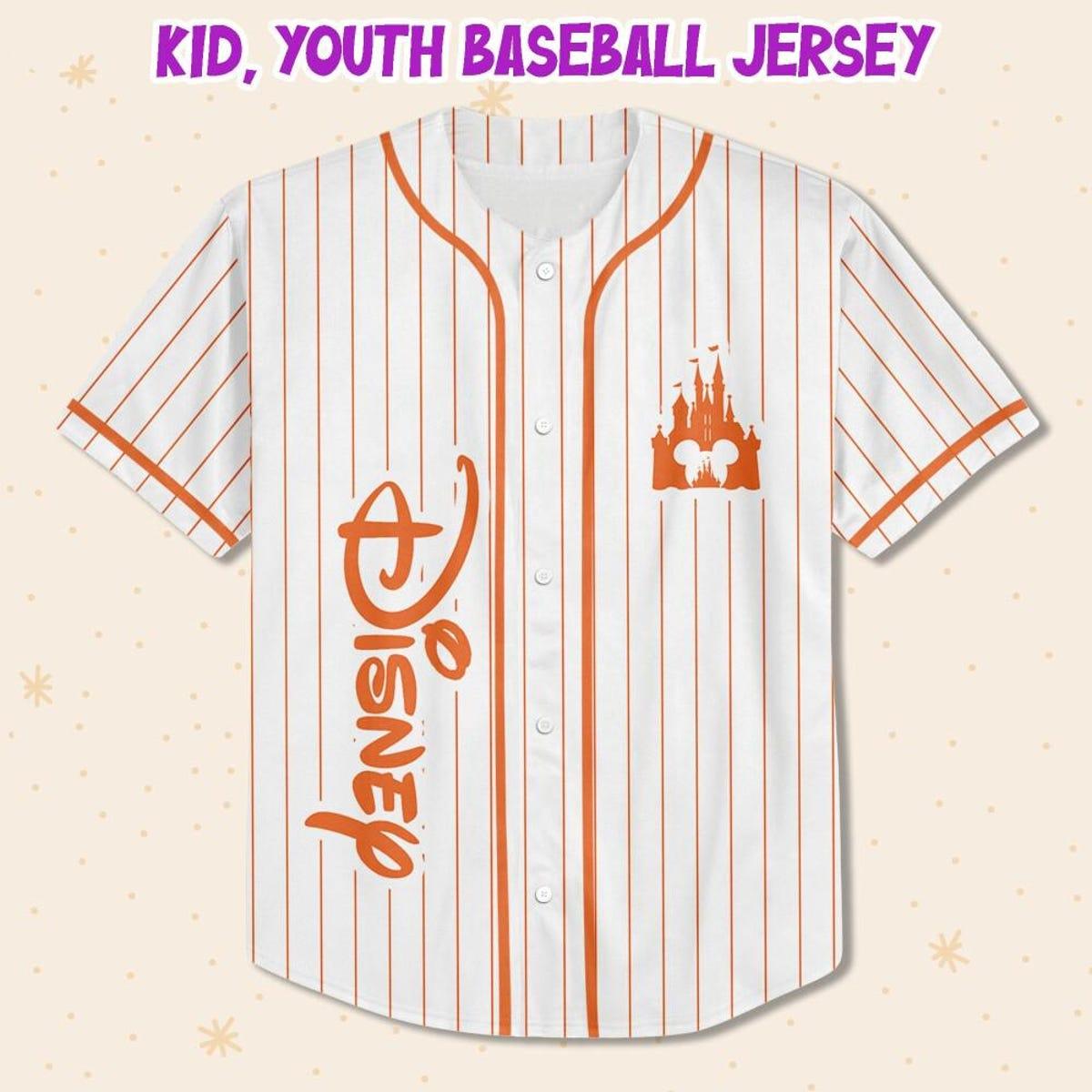 Personalize Pluto Dog Halloween Magic Kingdom Disneyland Baseball Jersey 2