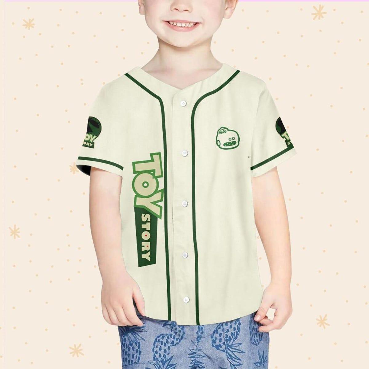 Personalize Rex Toy Story Disney Baseball Jersey 4