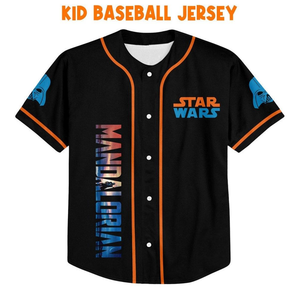 Personalize Starwars Mandalorian Baseball Jersey 2