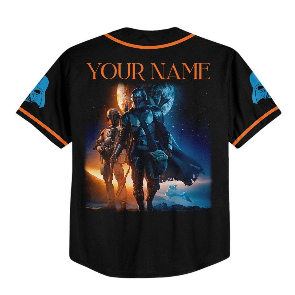 Personalize Starwars Mandalorian Baseball Jersey 3