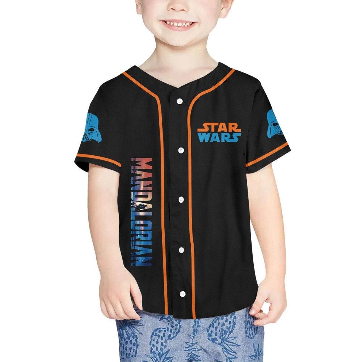 Personalize Starwars Mandalorian Baseball Jersey 4