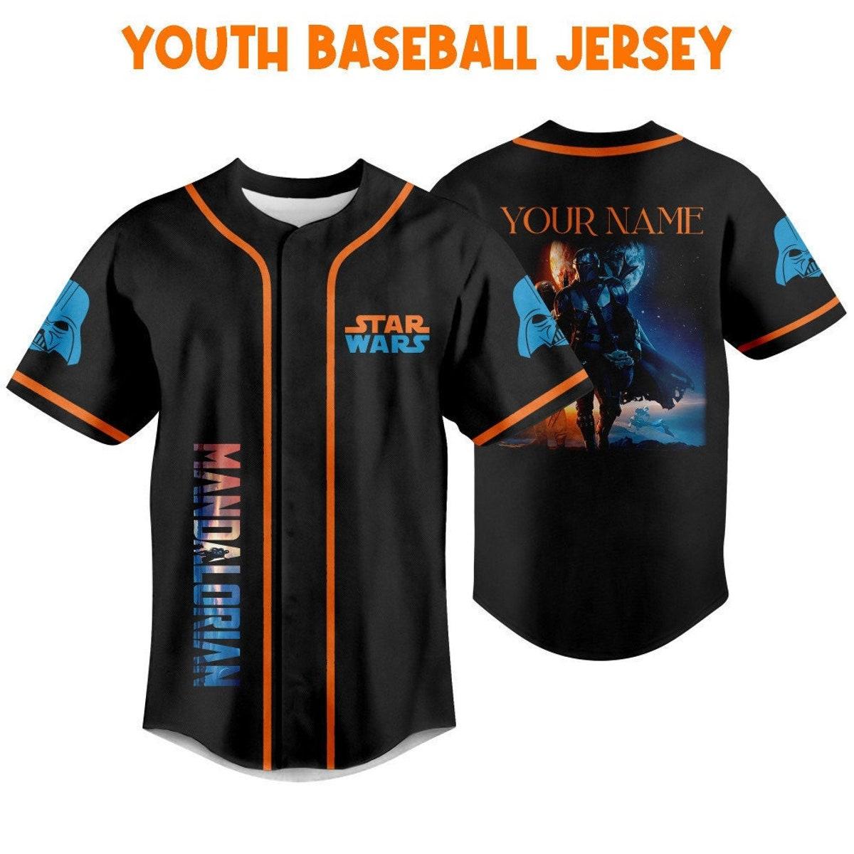 Personalize Starwars Mandalorian Baseball Jersey 5