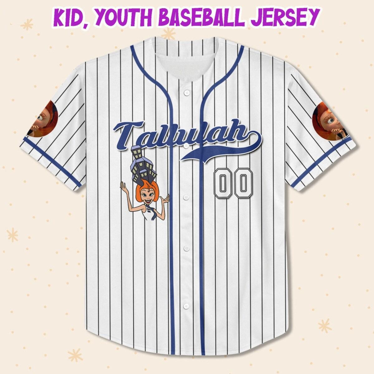 Personalize Tallulah Robinson Jersey Blue White Baseball Jersey 2