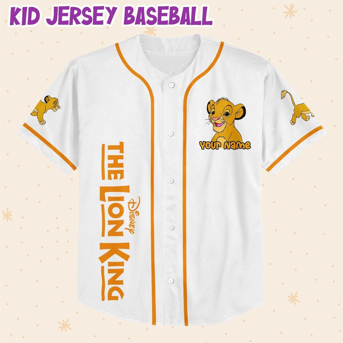 Personalize The Lion King Baseball Jersey 2