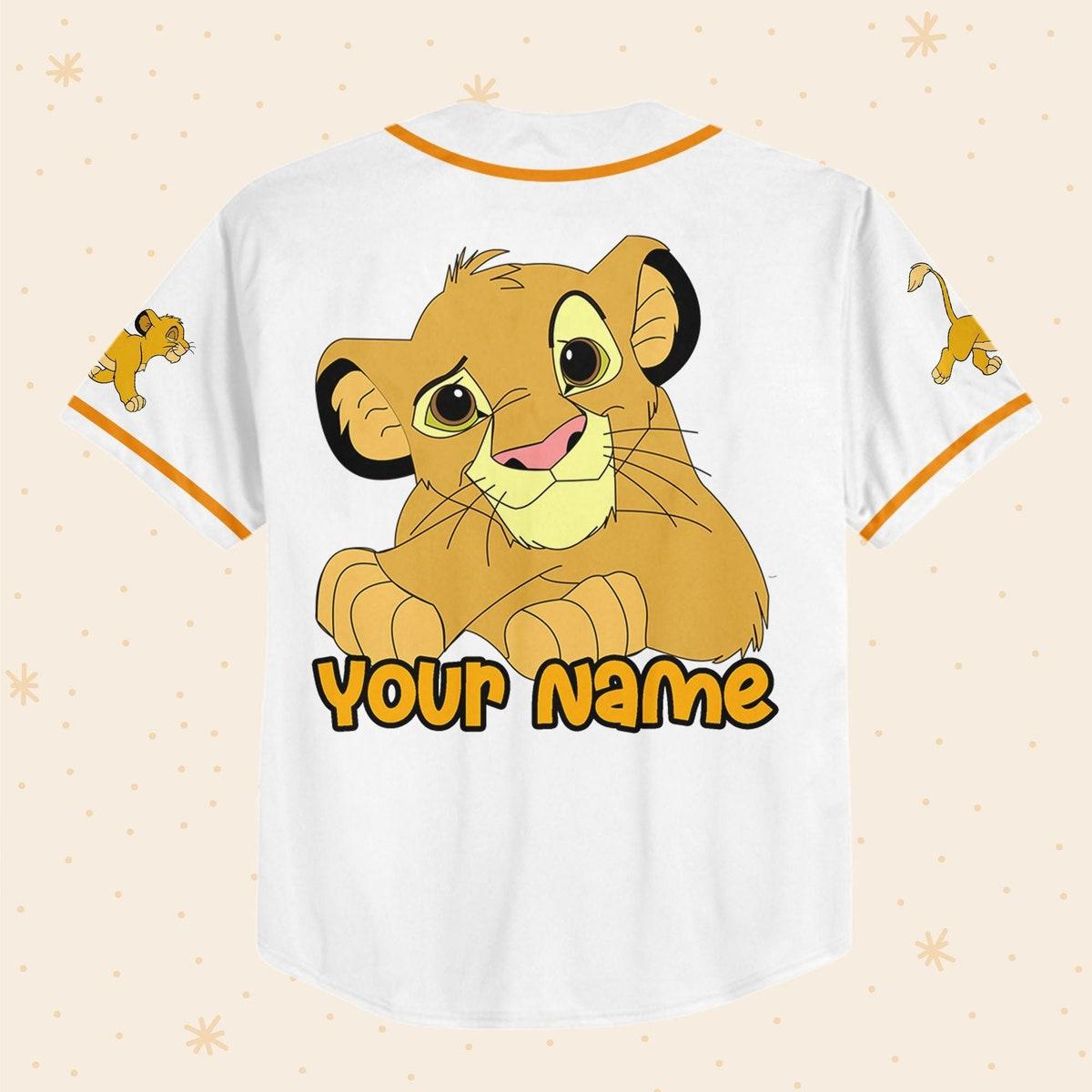 Personalize The Lion King Baseball Jersey 3