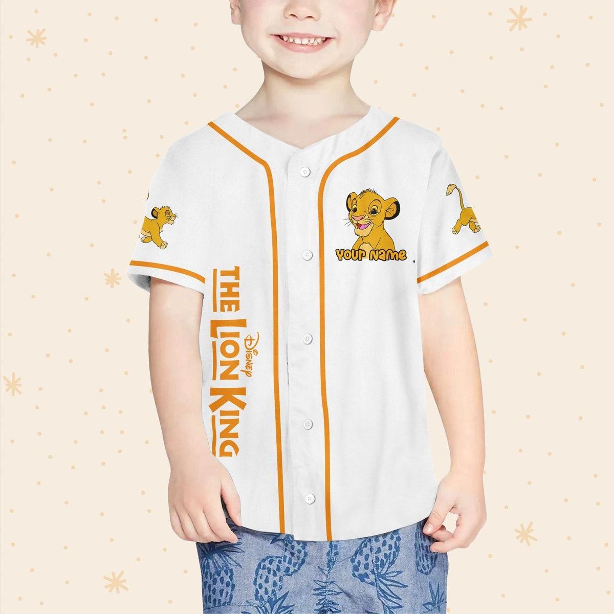 Personalize The Lion King Baseball Jersey 4