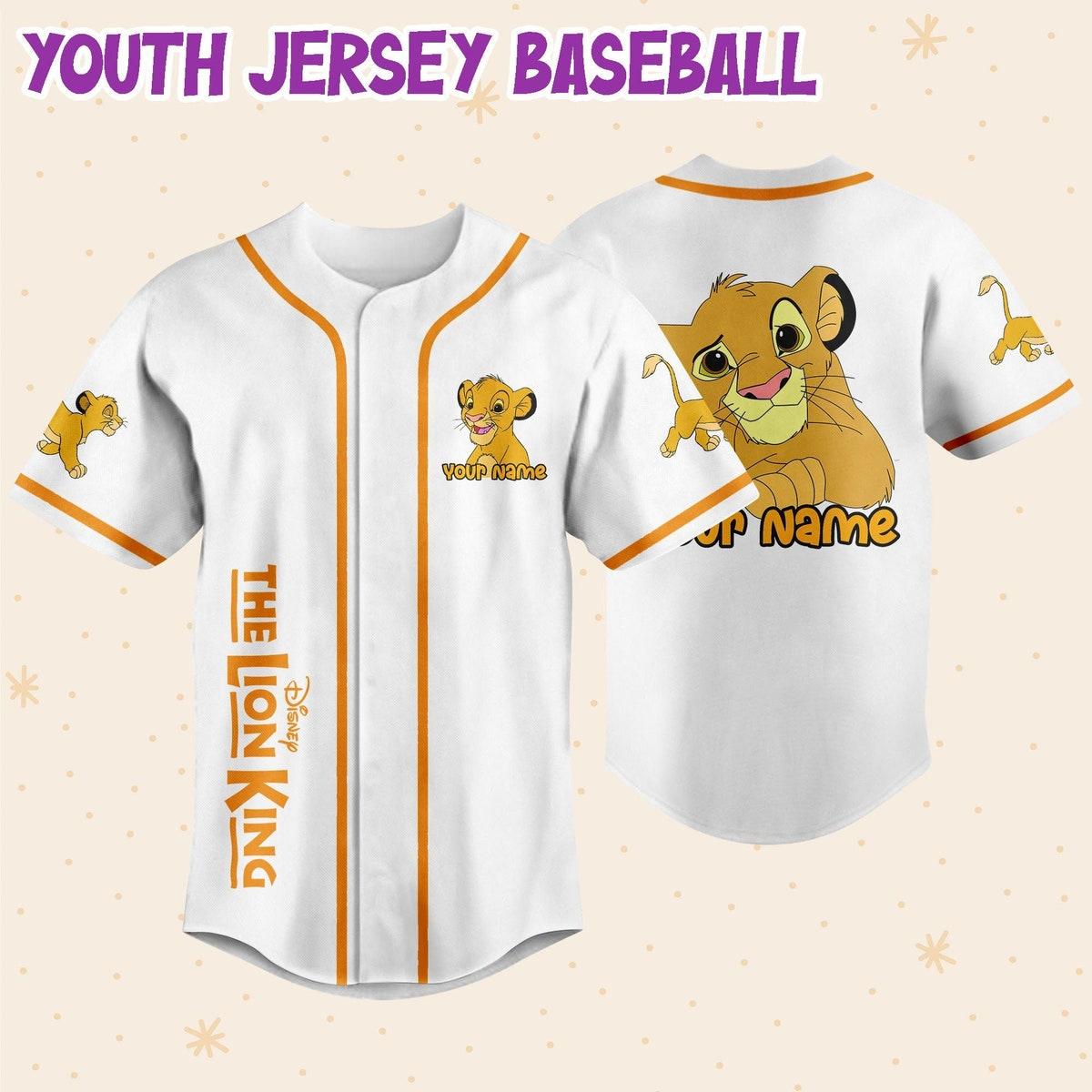 Personalize The Lion King Baseball Jersey 5