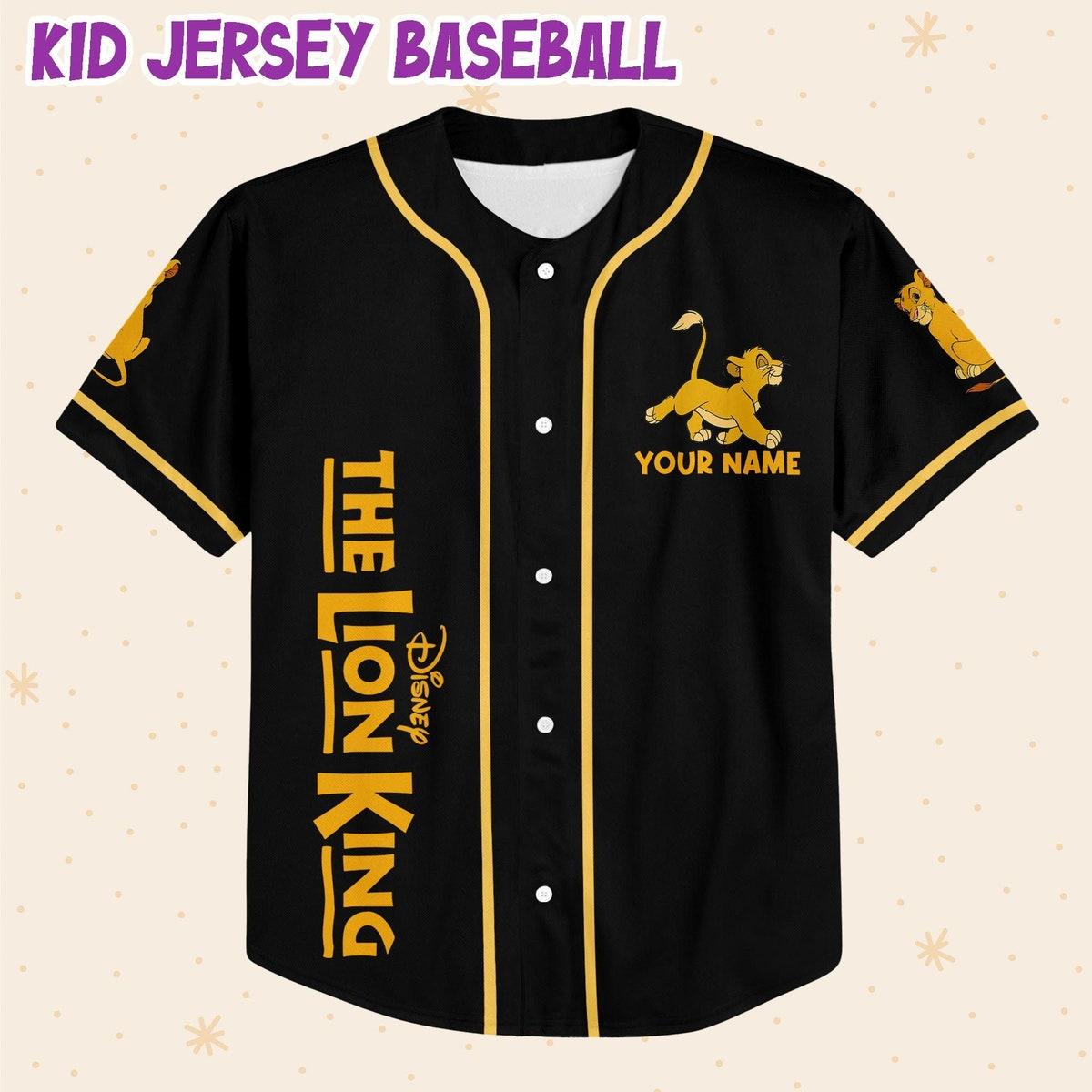 Personalize The Lion King Simba Lovely Disney Baseball Jersey 2