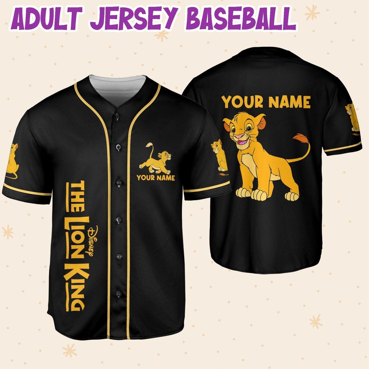 Personalize The Lion King Simba Lovely Disney Baseball Jersey 6