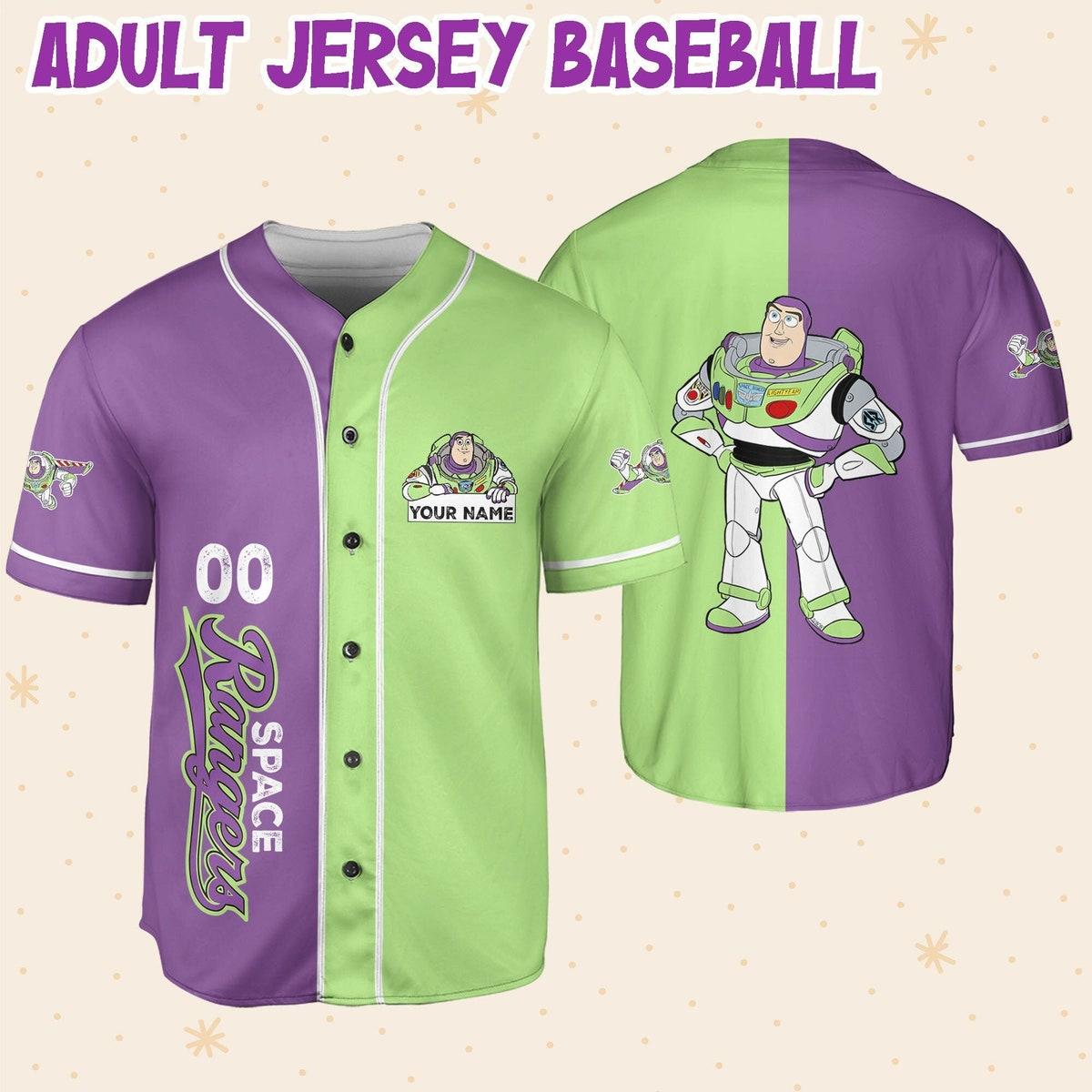 Personalize Toy Story Buzz Lightyear Custom Disney Baseball Jersey 6