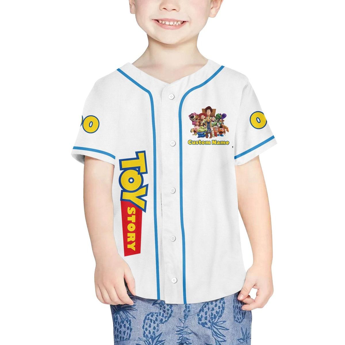 Personalize Toy Story Team Custom Disney Baseball Jersey 4