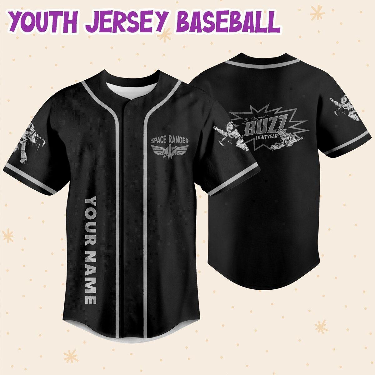 Personalize Toy Story The Original Buzz Lightyear Style Baseball Jersey 5