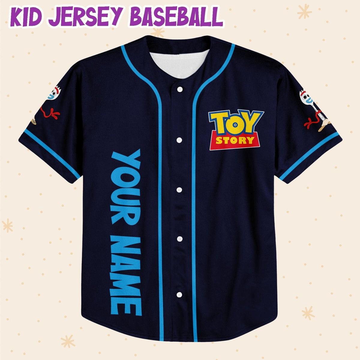 Personalize Toy Story What The Fork Baseball Jersey 2