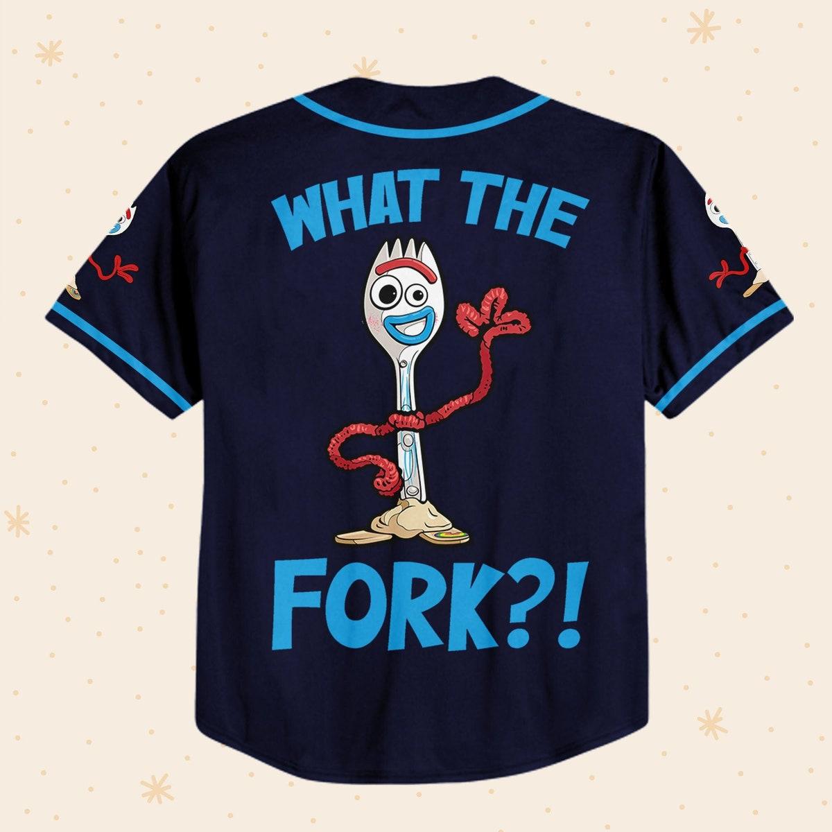 Personalize Toy Story What The Fork Baseball Jersey 3